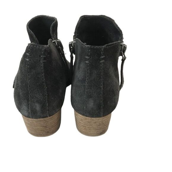 Dolce Vita Womens Size 6.5 M Gray Suede Zip Ankle Fashion Boots Bootie - Picture 3 of 5